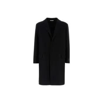 Valentino Coats Men Black