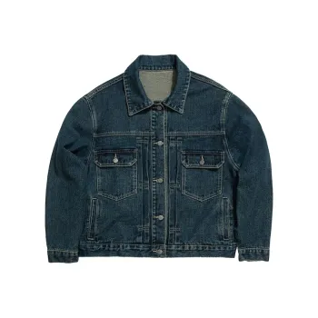 COUNTRY MOMENT Denim Jacket Unisex Nostalgic Blue
