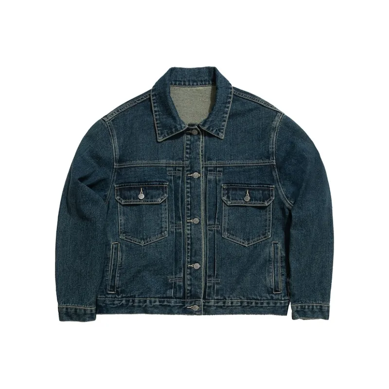 COUNTRY MOMENT Denim Jacket Unisex Nostalgic Blue-0