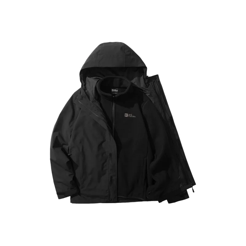 Jack Wolfskin Water-Resistant Water-Repellent Windbreaker Jacket Men's-0