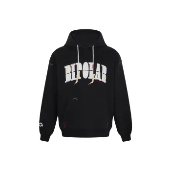 BIPOLAR Sweatshirt Unisex Light Heather Gray Black Blue