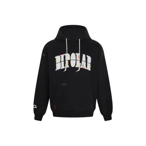 BIPOLAR Sweatshirt Unisex Light Heather Gray Black Blue