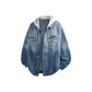 Gradient Blue Hooded
