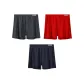3 Pack[Dark Heather Gray+Red+Royal Blue]