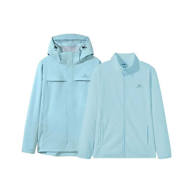 PIONEER CAMP Water-Resistant Windproof Breathable Wear-Resistant Warm Water-Repellent Windbreaker Jacket Unisex-16