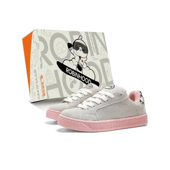 ROBINHOOD Slip Resistant Cushioning Abrasion Resistant Low Top Skateboard Shoes Women's Box