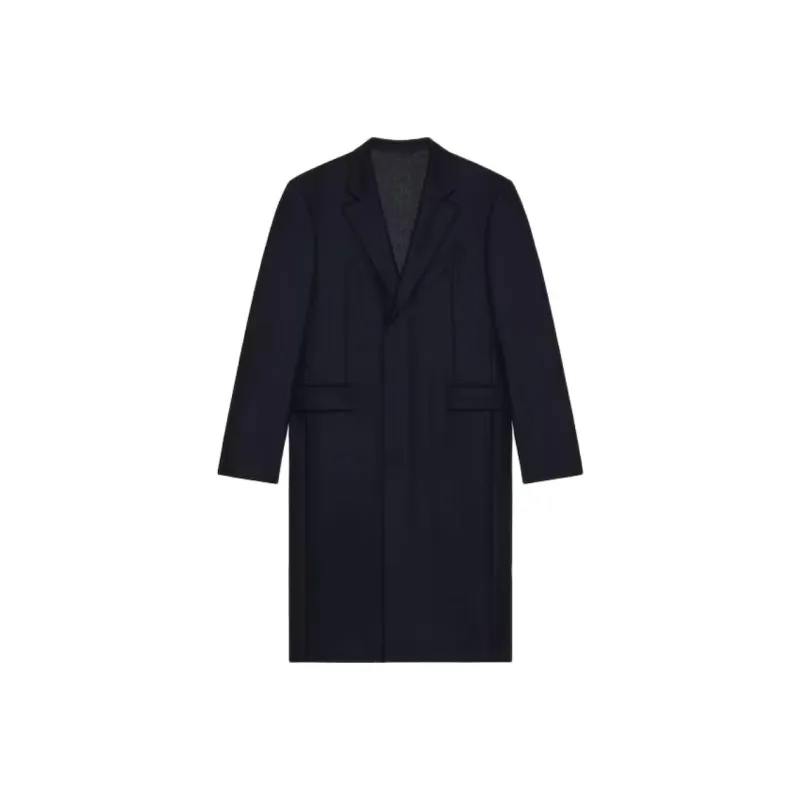 Givenchy Collared Fitted Long Coat-0
