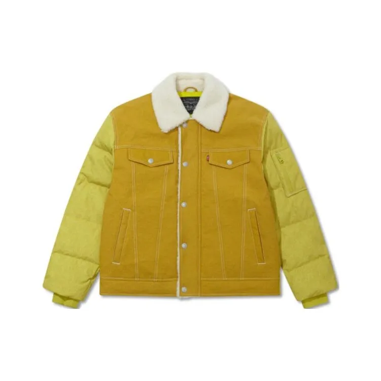 Levi's FW22 Down Jacket Men's Yellow-0