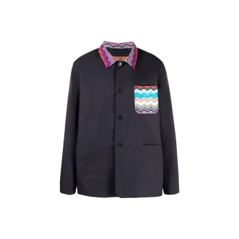 MISSONI Patch pockets Button up Shirt Jacket