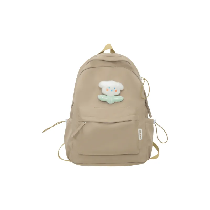 ZOGA Nylon Backpack Women's Green/Ecru/Khaki/Light Yellow/Black/Pink-6