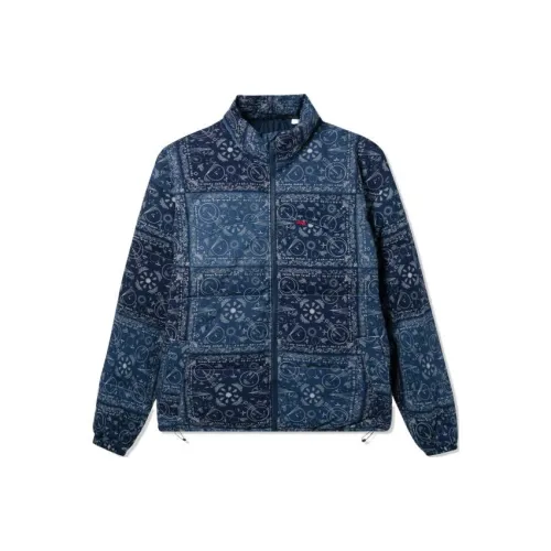 Levis Down Jackets Men Blue