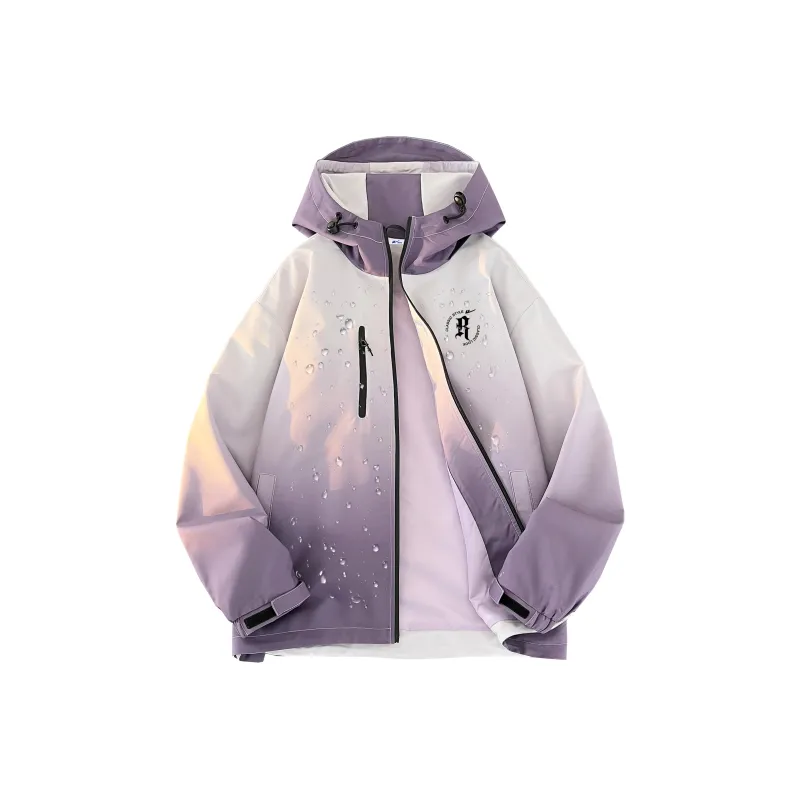 Warrior Huichao Riding The Wind Collection Water Repellent Water Resistant Windproof Windbreaker Jacket Unisex-4