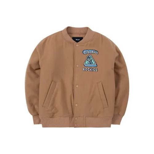 MLB Baseball Jacket Unisex Brown