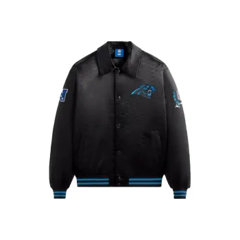 KITH X Nfl Panthers Satin Bomber Jacket