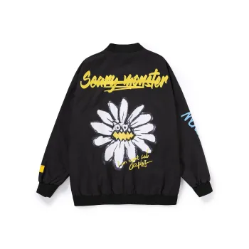 Bt Loose Fit Baseball Jacket Unisex