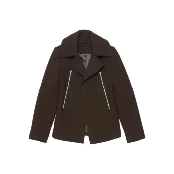 Acne Studios Zip Detailed Felted Jacket