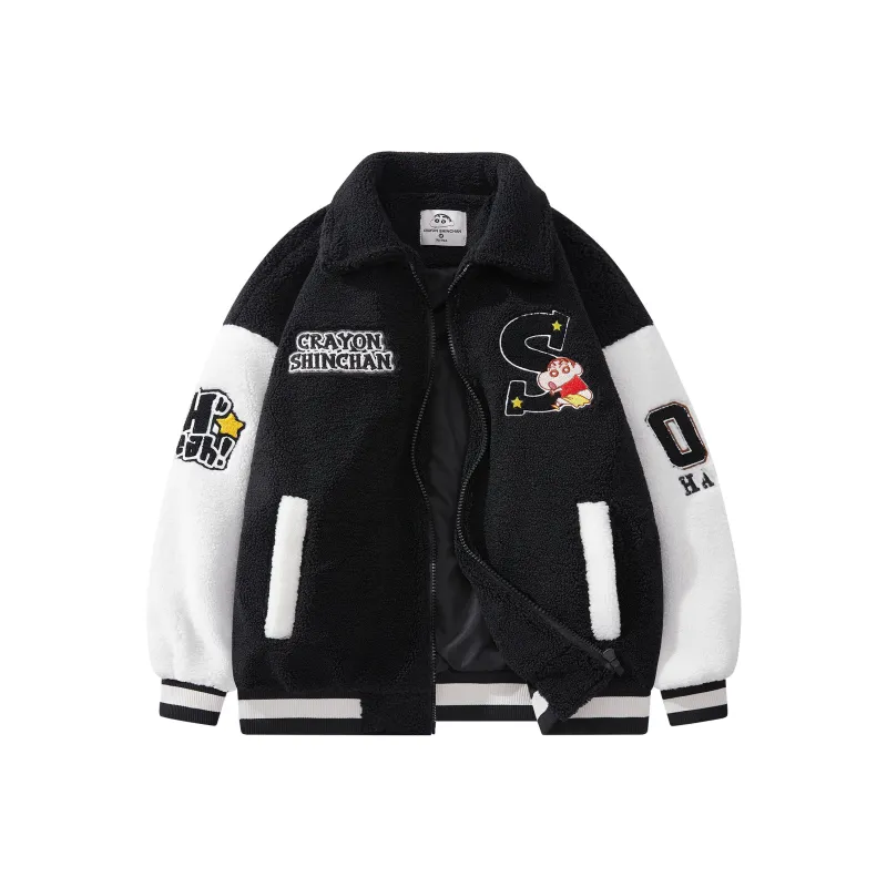 Crayon Shinchan Velvet feel Coat Unisex-0
