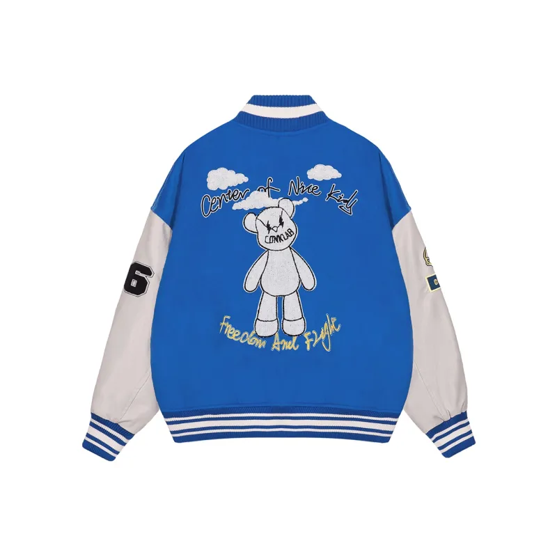 CONKLAB Baseball Jacket Spring Autumn And Winter Unisex-4
