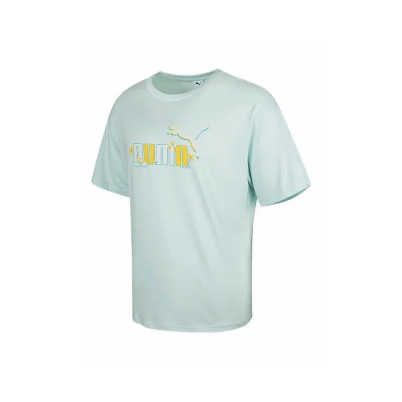 PUMA Graphic T Shirt Unisex Blue 96-0