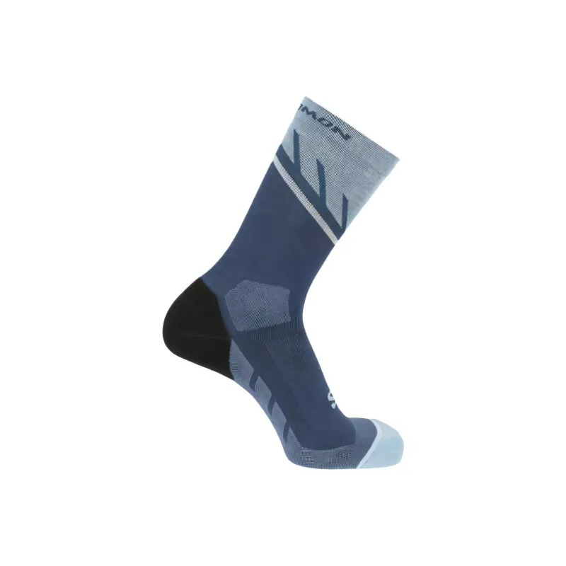 SALOMON Speedcross Crew Knee High Socks Unisex 1 Pack Blue-1