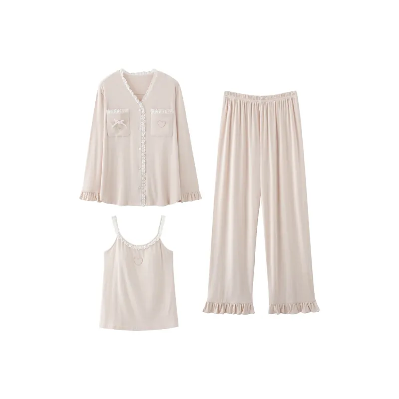 MIIOW Pajama Set Women's Light Pink-1