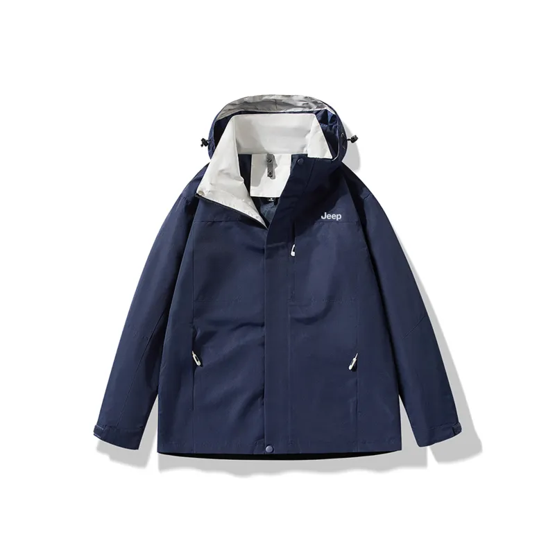 Jeep Leisure Collection Outdoor Hiking For Urban Living/Travel/Commuting Windbreaker Jacket Unisex-4