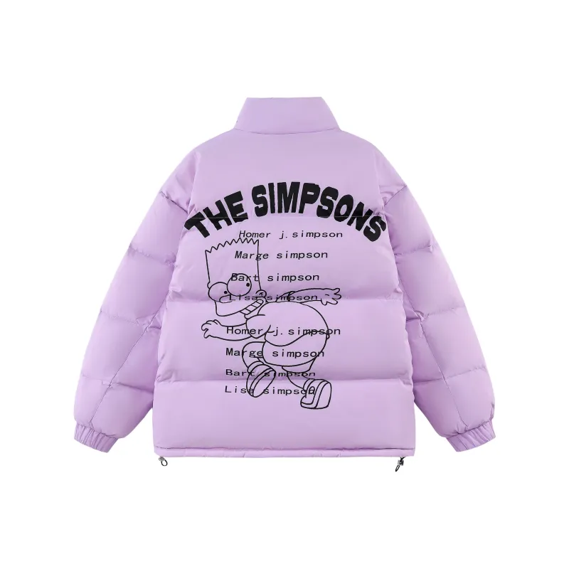 The Simpsons Down Jacket Coat Unisex-4