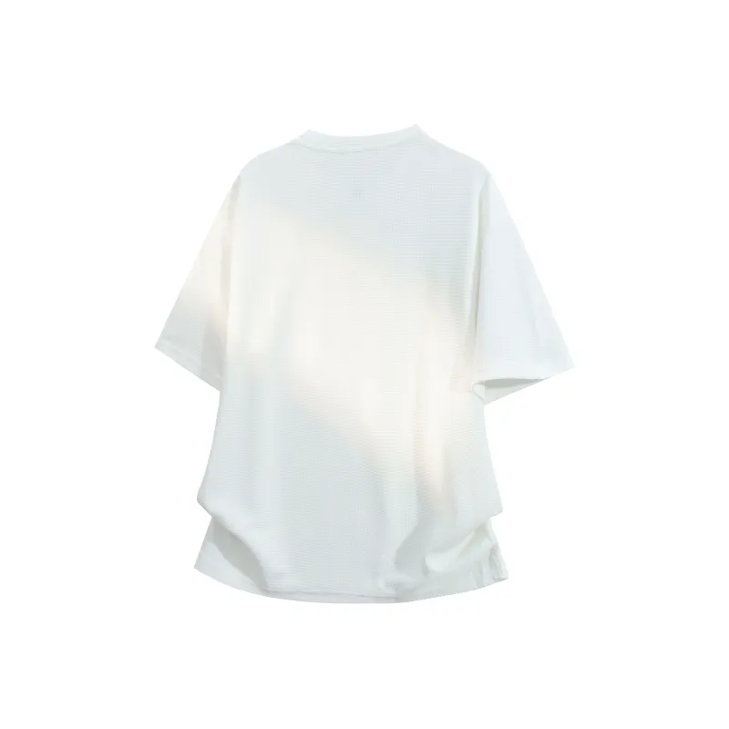 OGEK T Shirt Unisex White Comes With Brooch-1