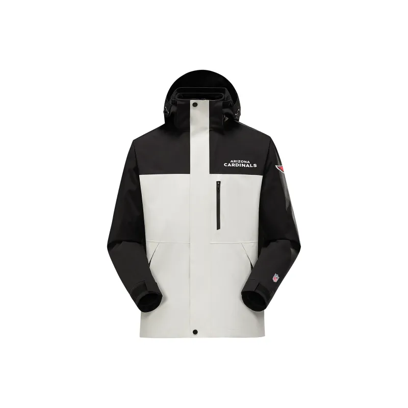 NFL Waterproof And Windproof Windbreaker Jacket Unisex Black-7