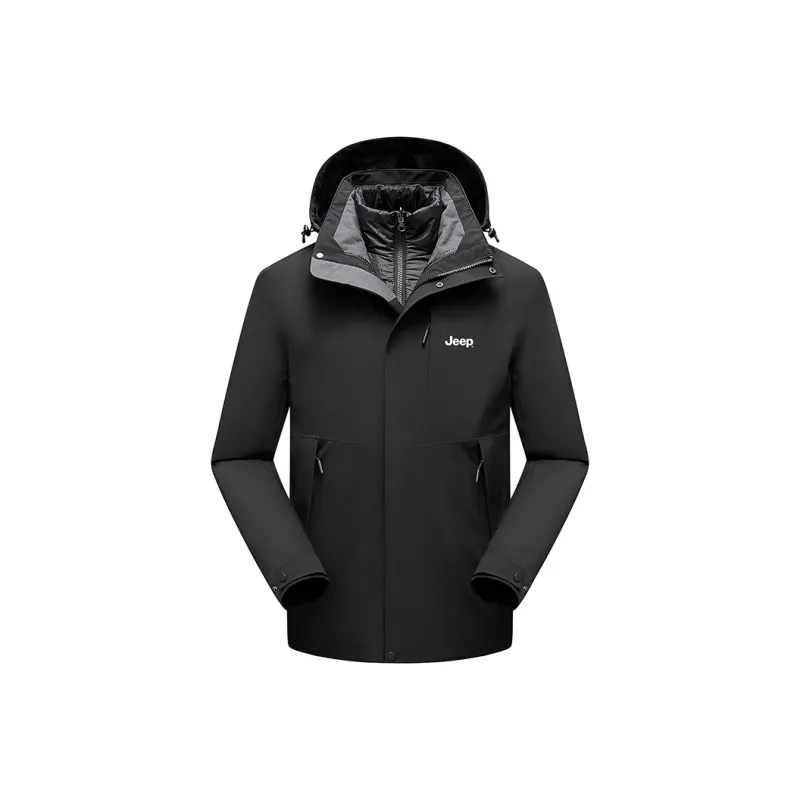Jeep Warm Water Resistant Windproof Windbreaker Jacket Unisex-2