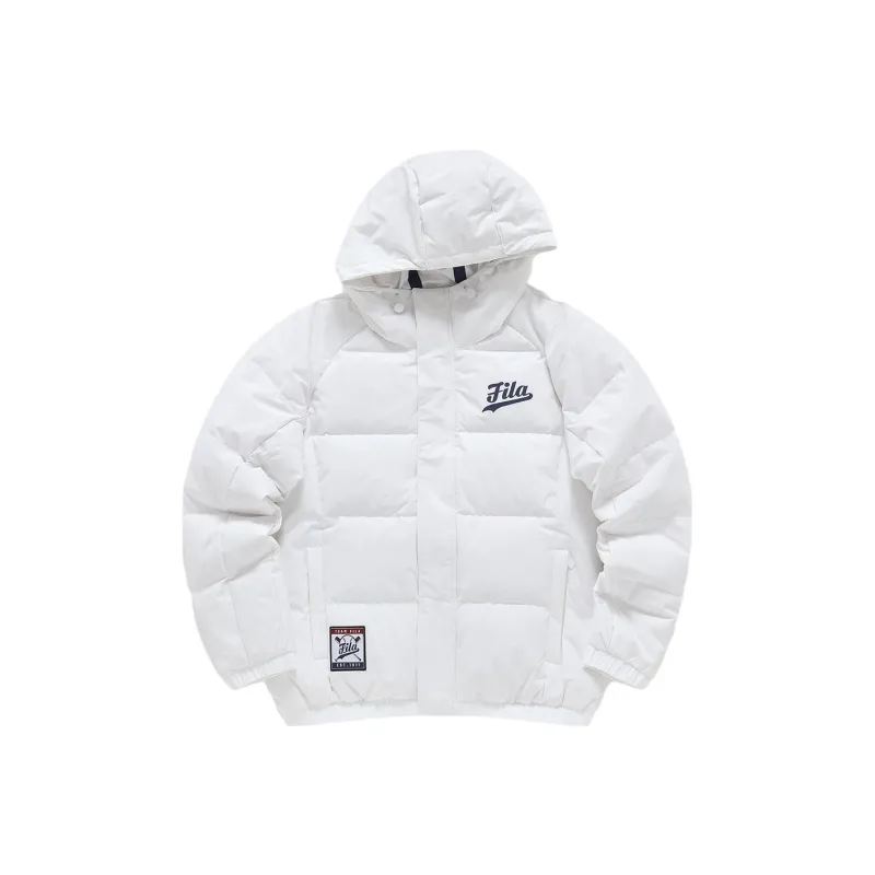 FILA FUSION QR Down Jacket Men's Standard White-0