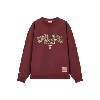 Mitchell & Ness x NBA Chicago Bulls SS25 Lifestyle Sweatshirt Unisex Dark Red