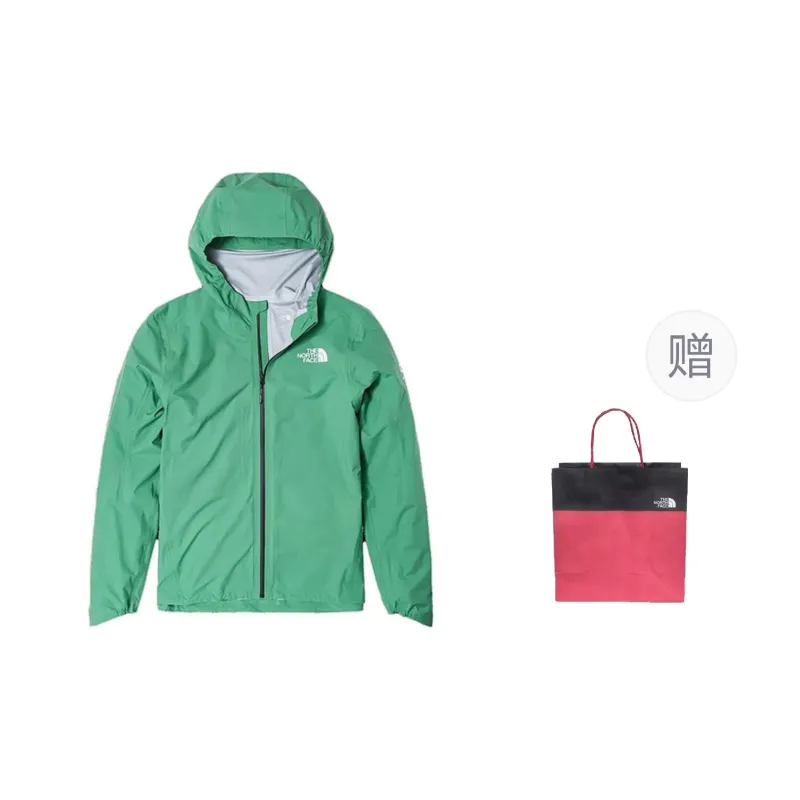 THE NORTH FACE Peak Collection City Outdoor Collection Waterproof And Windproof Windbreaker Jacket Men's Green-0