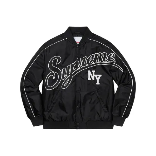 Supreme Contrast Script Varsity Jacket