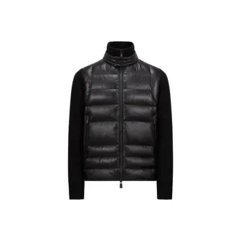 Moncler High Neck Padded Cardigan