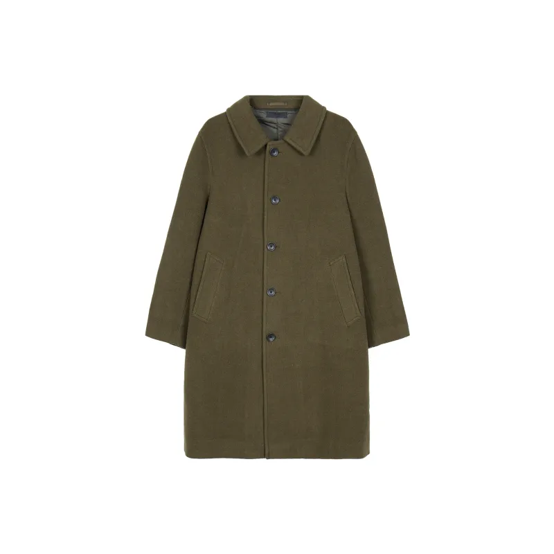UNIQLO Coats Unisex Olive Green-0
