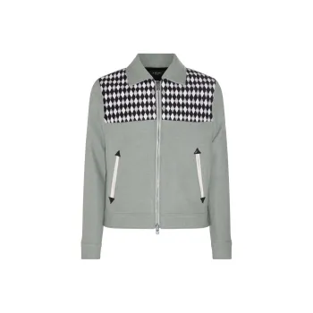 AMIRI Monogram-Jacquard Zip Up Jacket
