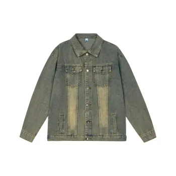 FANBIOU Jackets Unisex Yellow Mud
