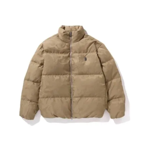 A BATHING APE Tonal Solid Camo Puffer Down Jacket