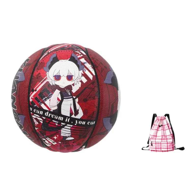Kuangmi PU Basketball Red Size 7 Ball Street Training Unisex-14
