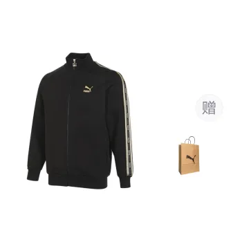 PUMA Jackets Coats Men's Black Shopping Bag Included