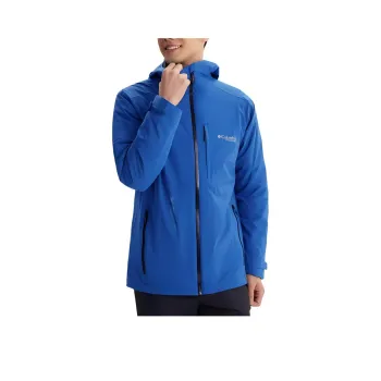 Columbia TITANIUM Hiking Water Resistant Windproof Wear Resistant Windbreaker Jacket Men's Blue
