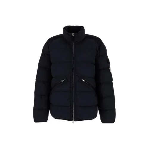 STONE ISLAND High Neck Zip Up Coat