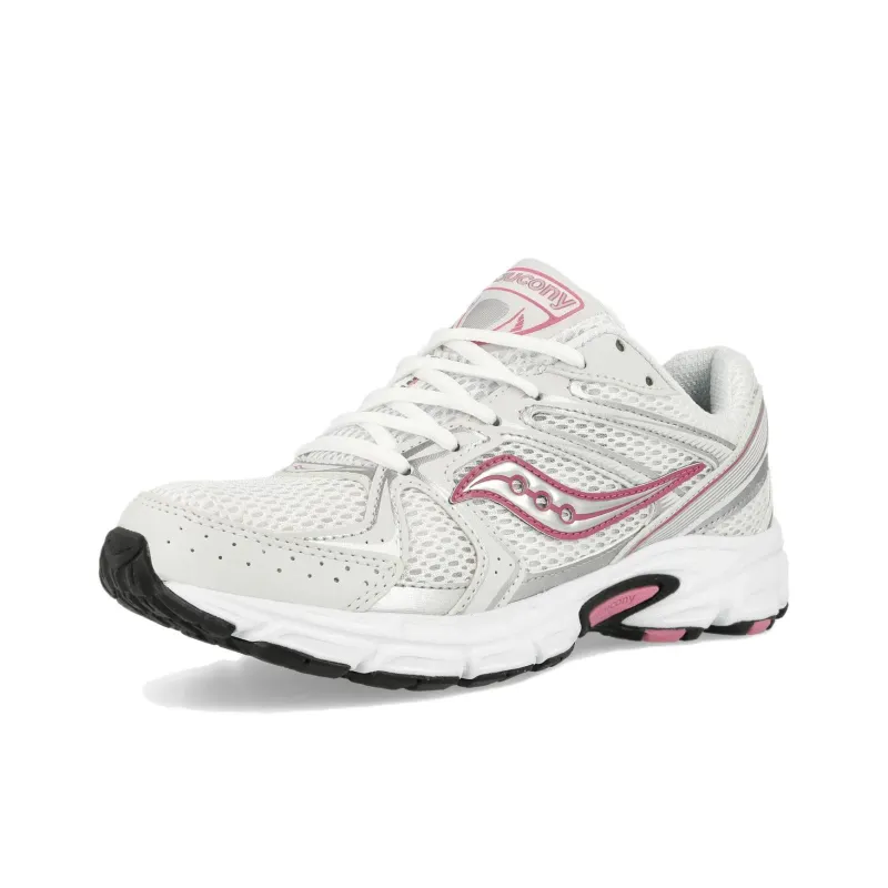 Saucony Grid Ride Millennium White Pink Women's-2