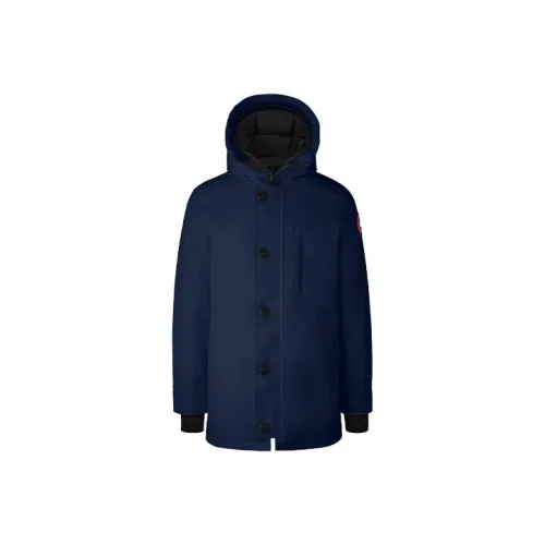 Canada Goose Chateau Series Down Tie jackets Men Atlantic Marine Blue