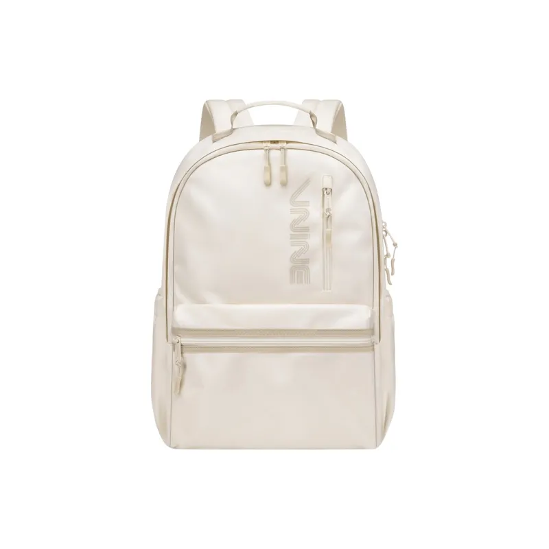 V.NINE Fabric Backpack Unisex Ecru/Obsidian Black-1