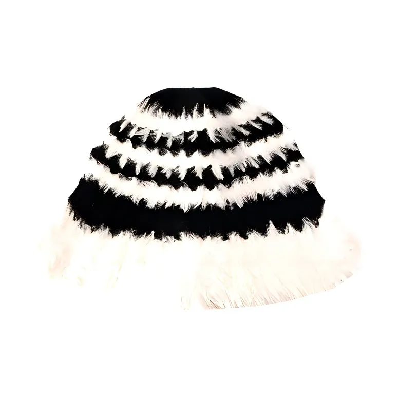 BAIJUAN Acrylic Bucket Hats Women's-2