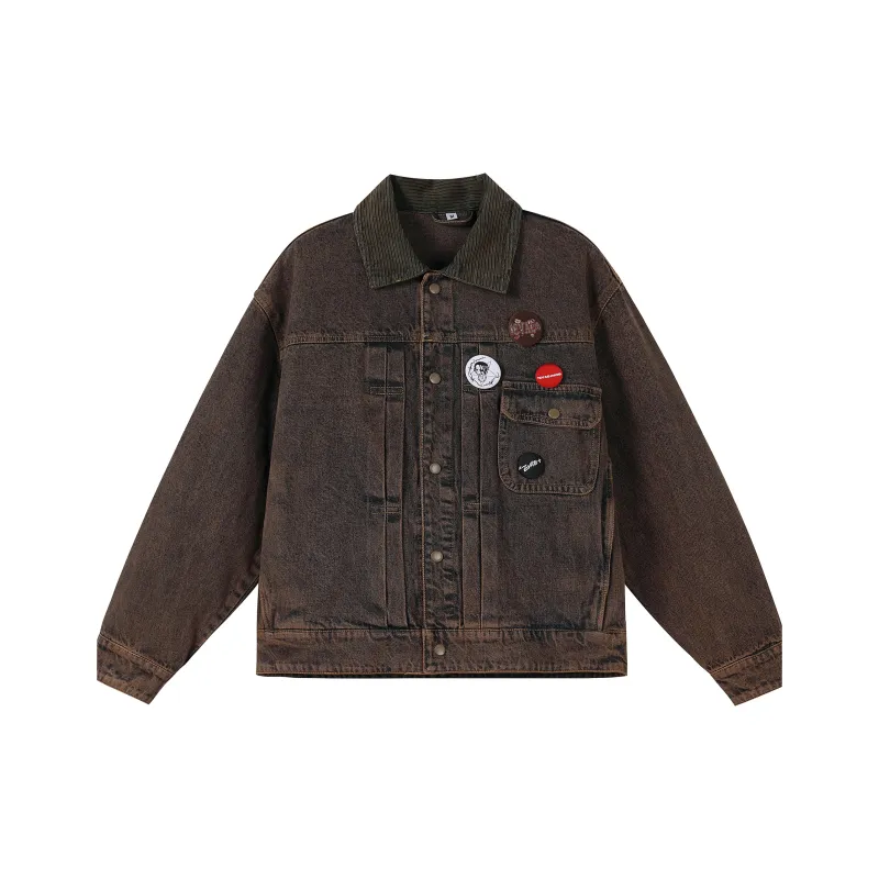 *EVAE+MOB Dreadlocks Series Denim Jacket Unisex-4