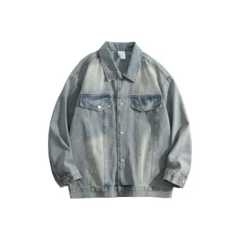 TESTUNG Denim Jacket Unisex Blue