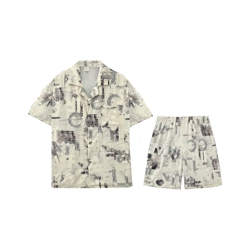 Qiao Ni Tong Pajama Set Men's Image Color-1